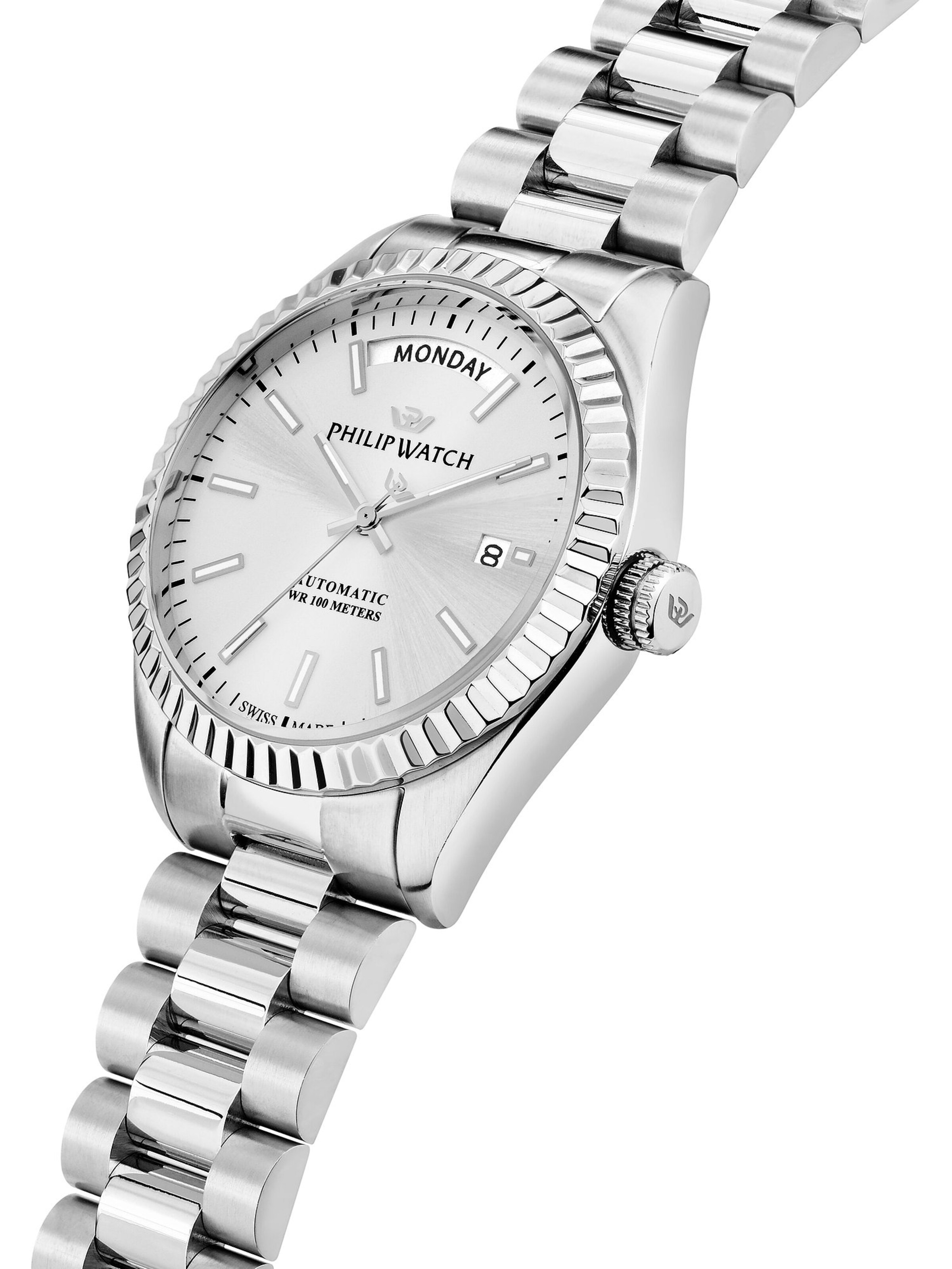 Philip Watch Analoguhr in Silber