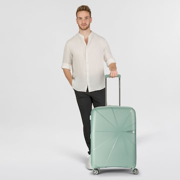 American Tourister Trolley 'Starvibe' in Grün