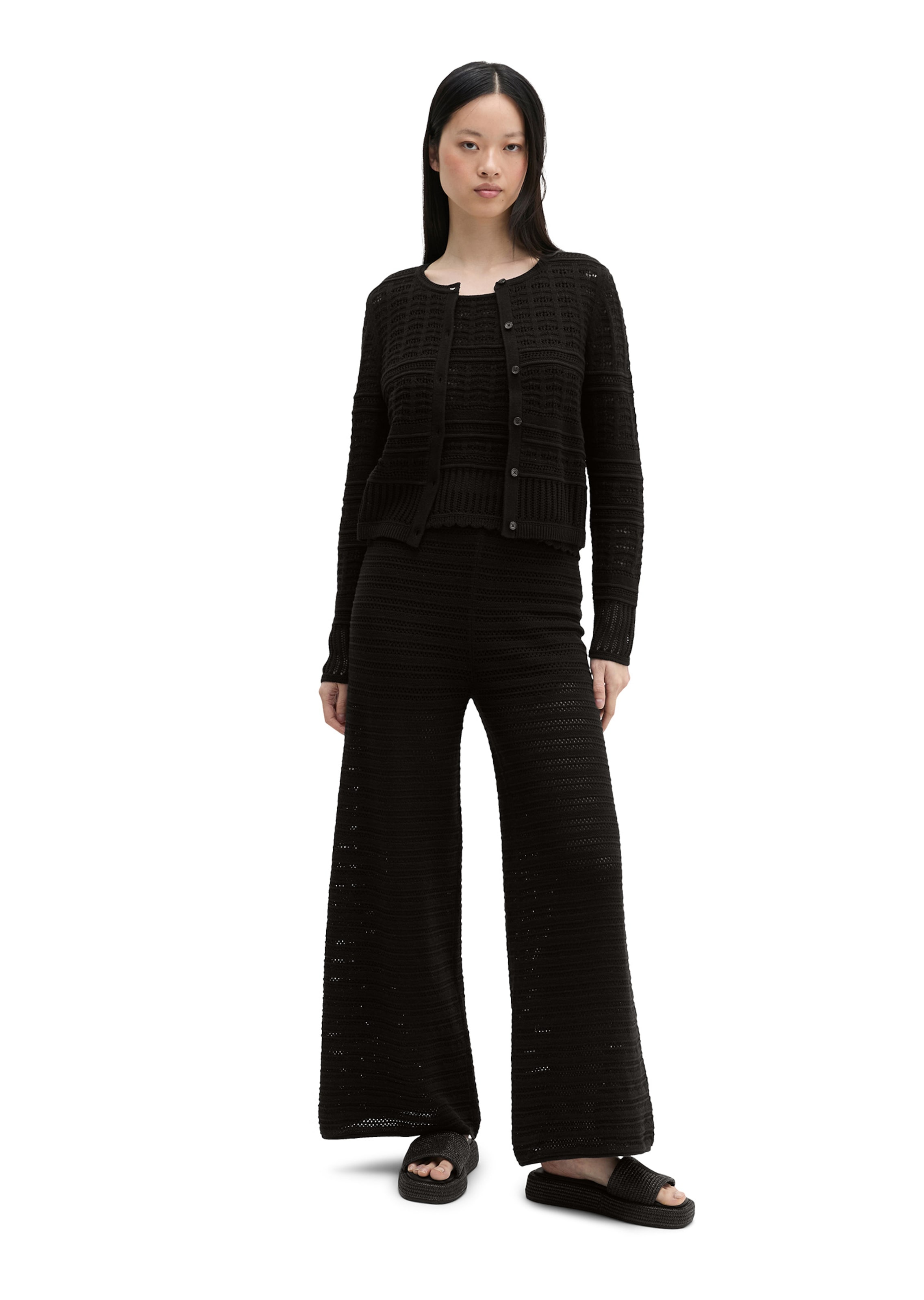 Marc O'Polo Strickjacke in Schwarz