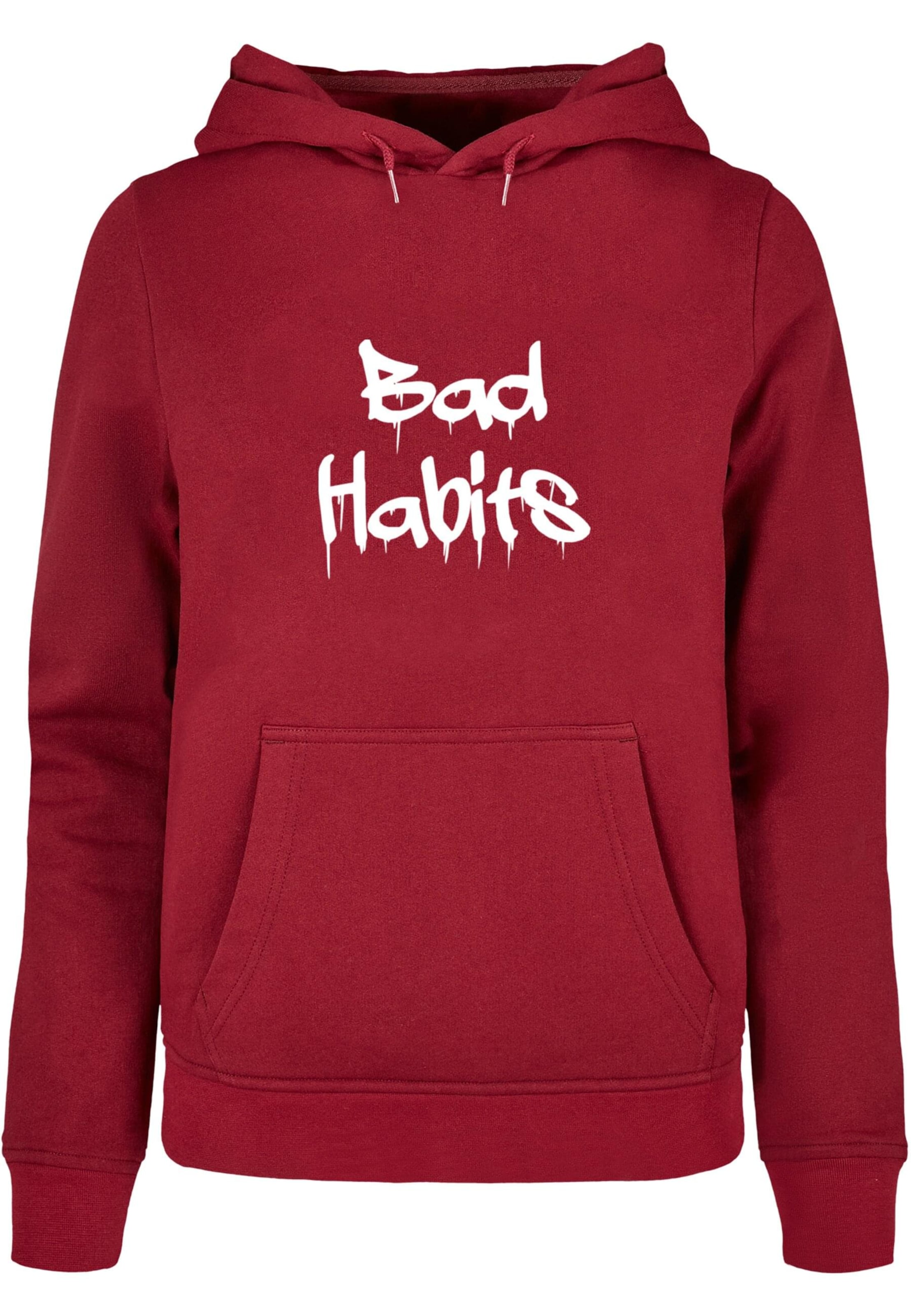 Merchcode Sweatshirt Bad Habits in Hellblau ABOUT YOU