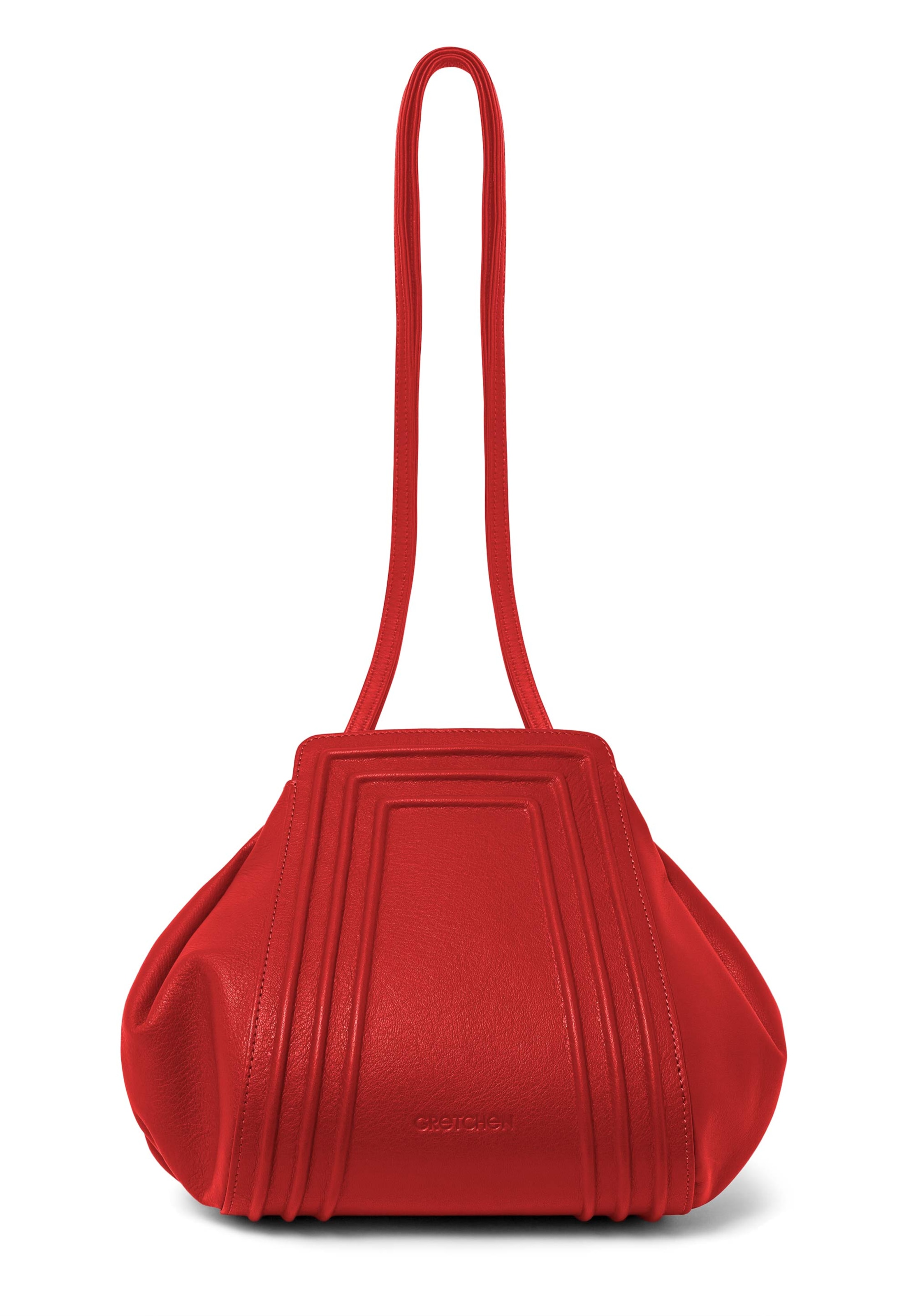 Gretchen Schultertasche in Rot: Vorderseite