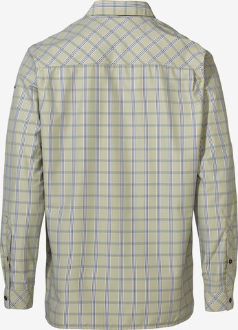 VAUDE Regular fit Overhemd 'M Albsteig LS ST III' in Groen