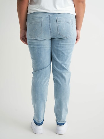 ADIA fashion Slimfit Jeans 'Milan' in Blau