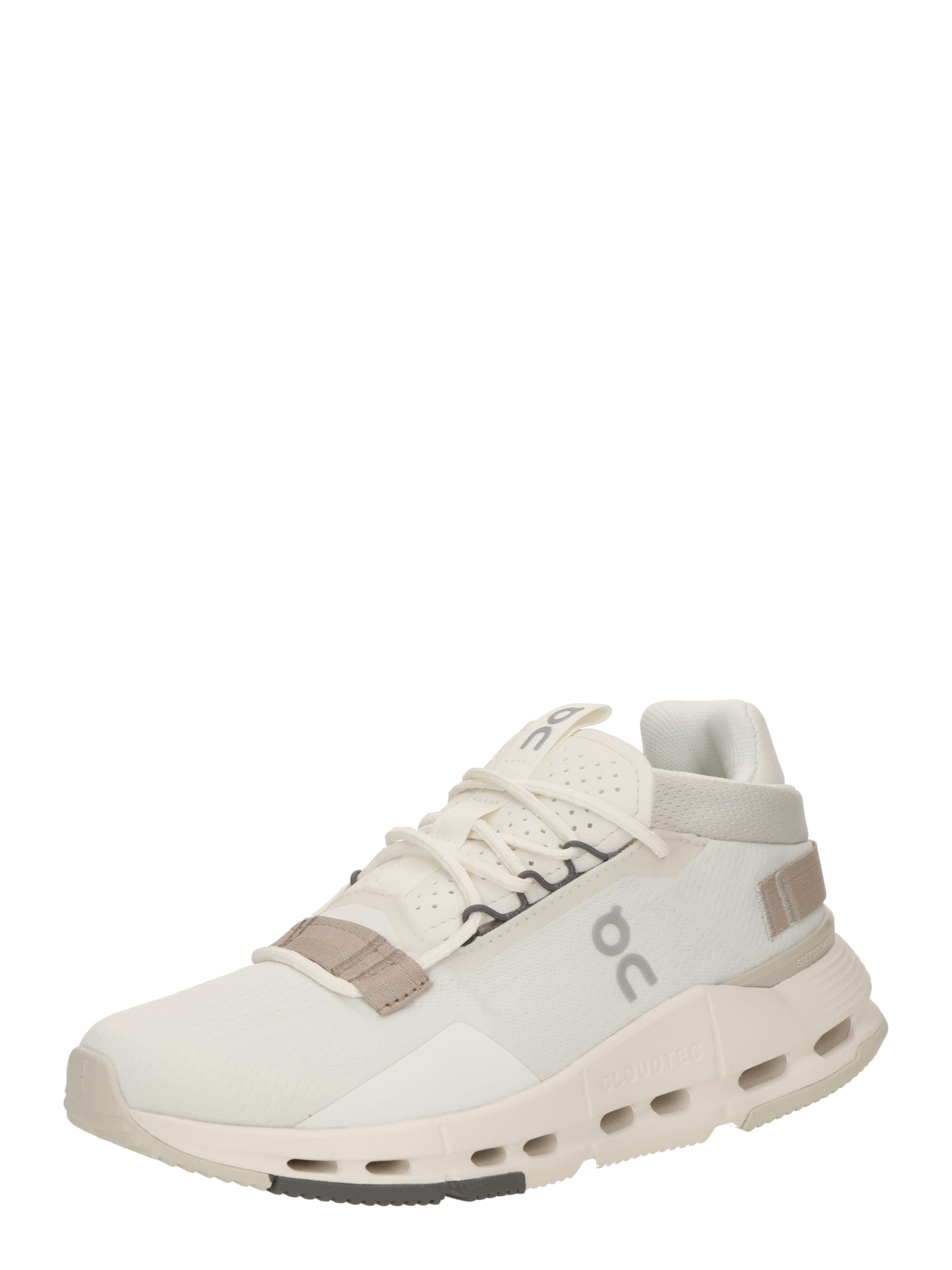 On Platform trainers 'Cloudnova 2' in Grey: front