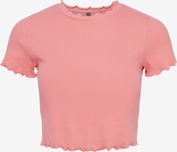 T-shirt PIECES en rose : devant