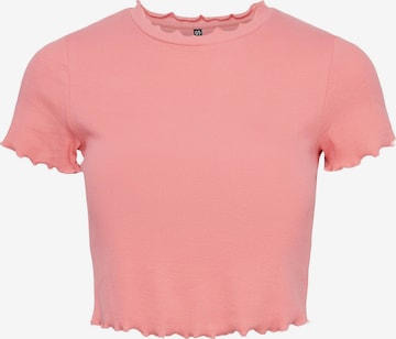 PIECES Koszulka w kolorze różowy: przód