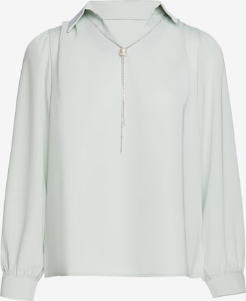 faina - Blusa em verde: frente