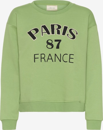 Sweat-shirt 'CRBisa' Cream en vert : devant