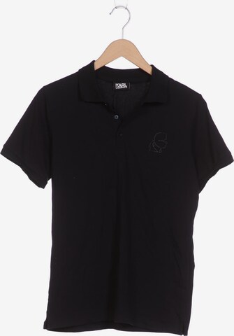 Karl Lagerfeld Poloshirt M in Schwarz: predná strana