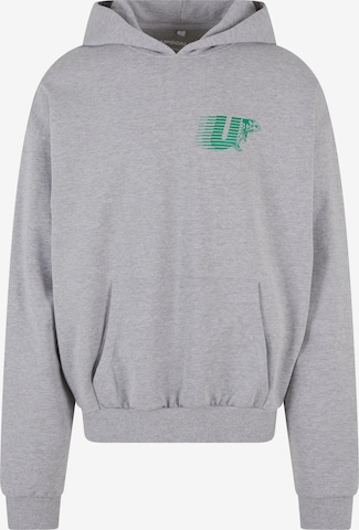 MT Upscale Sweatshirt 'Athletic Club' in Grijs: voorkant