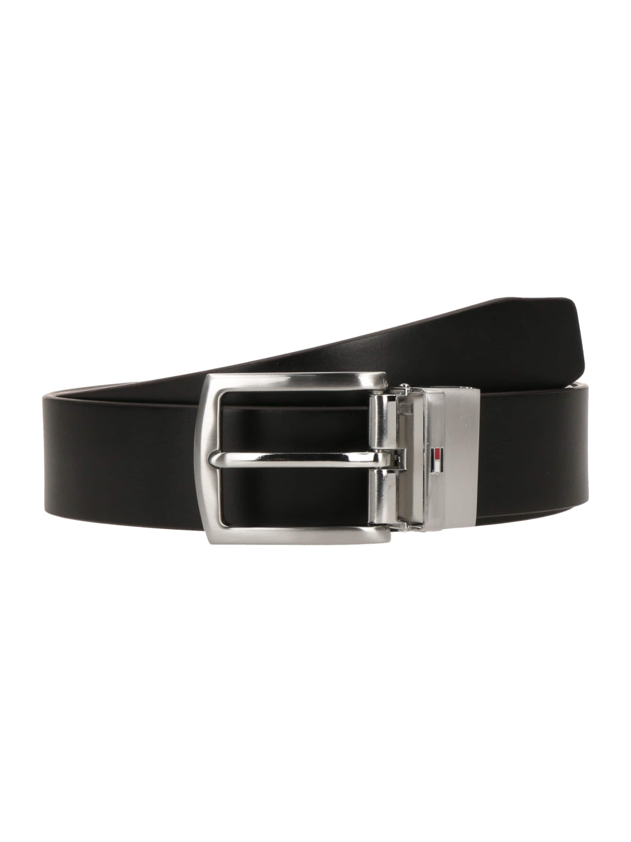 Ceinture 'DENTON' TOMMY HILFIGER en noir : devant