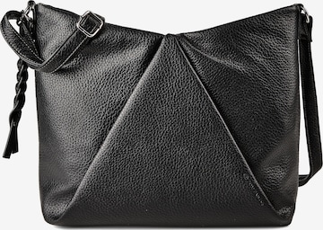 TOM TAILOR Schoudertas 'Danica' in Zwart: voorkant
