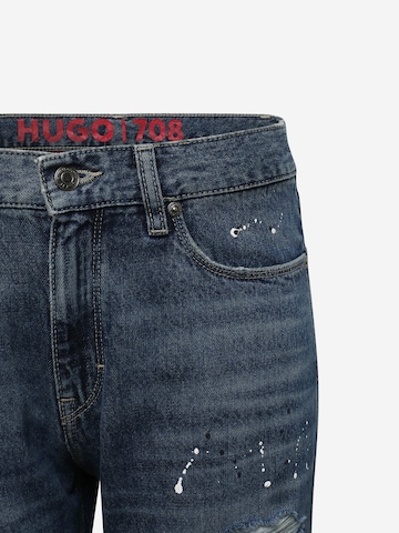 HUGO Normální Džíny 'Hugo 708' – modrá
