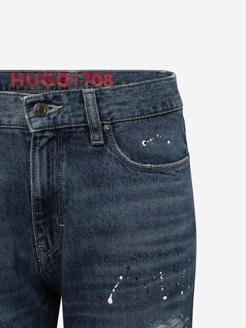 HUGO Red Regular Jeans 'Hugo 708' i blå