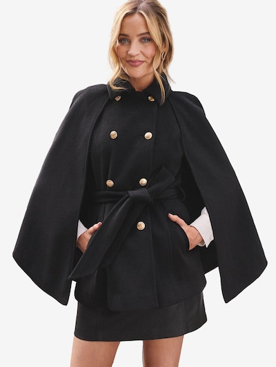 Palton de primăvară-toamnă love & roses pe negru, Vizualizare produs