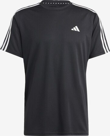 ADIDAS PERFORMANCE Performance Shirt 'Train Essentials' in Black: front