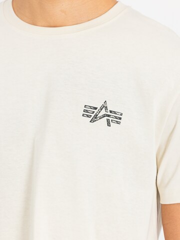 ALPHA INDUSTRIES Shirt in White