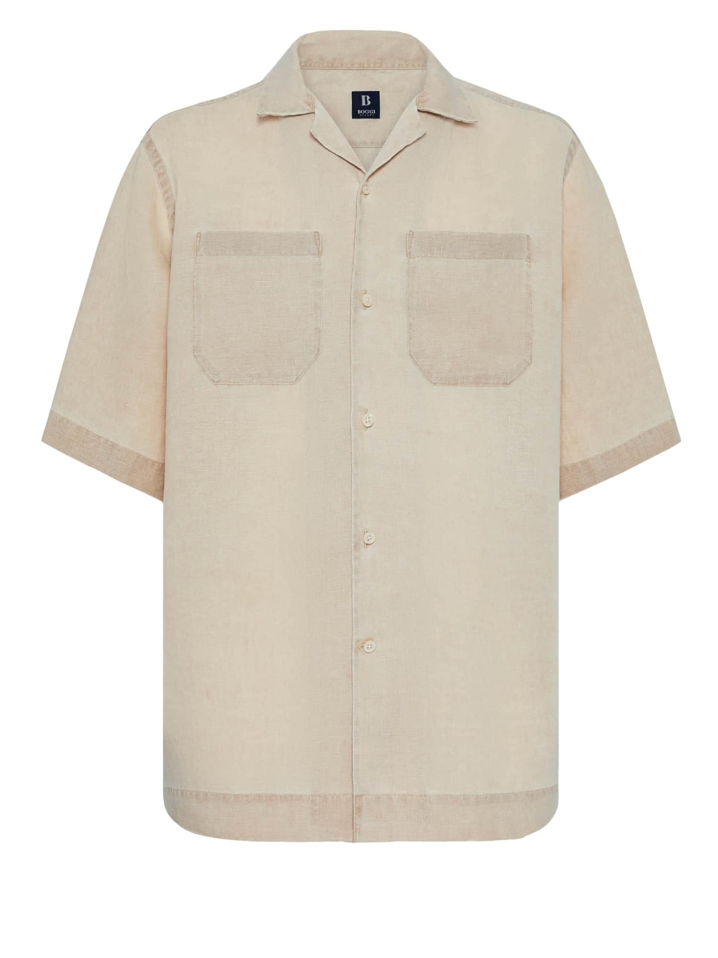 Boggi Milano Tavaline suurus Triiksärk, värv beež: eest vaates