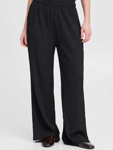 b.young Wide leg Trousers ' BYUMMI ' in Black