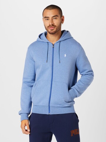 Polo Ralph Lauren Sweatjacke in Blau: Vorderseite