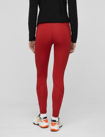 MAMMUT Skinny Workout Pants 'Massone' in Red