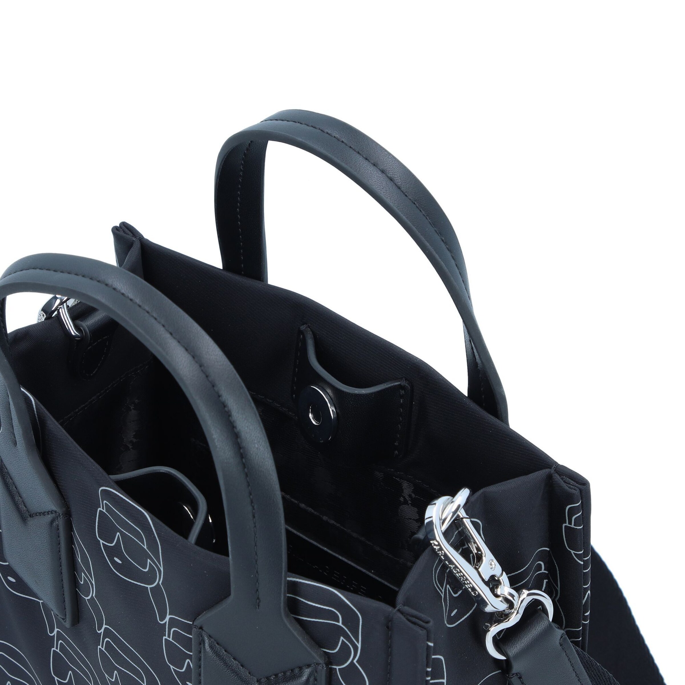 Karl Lagerfeld Shoulder bag 'Ikon' in Black