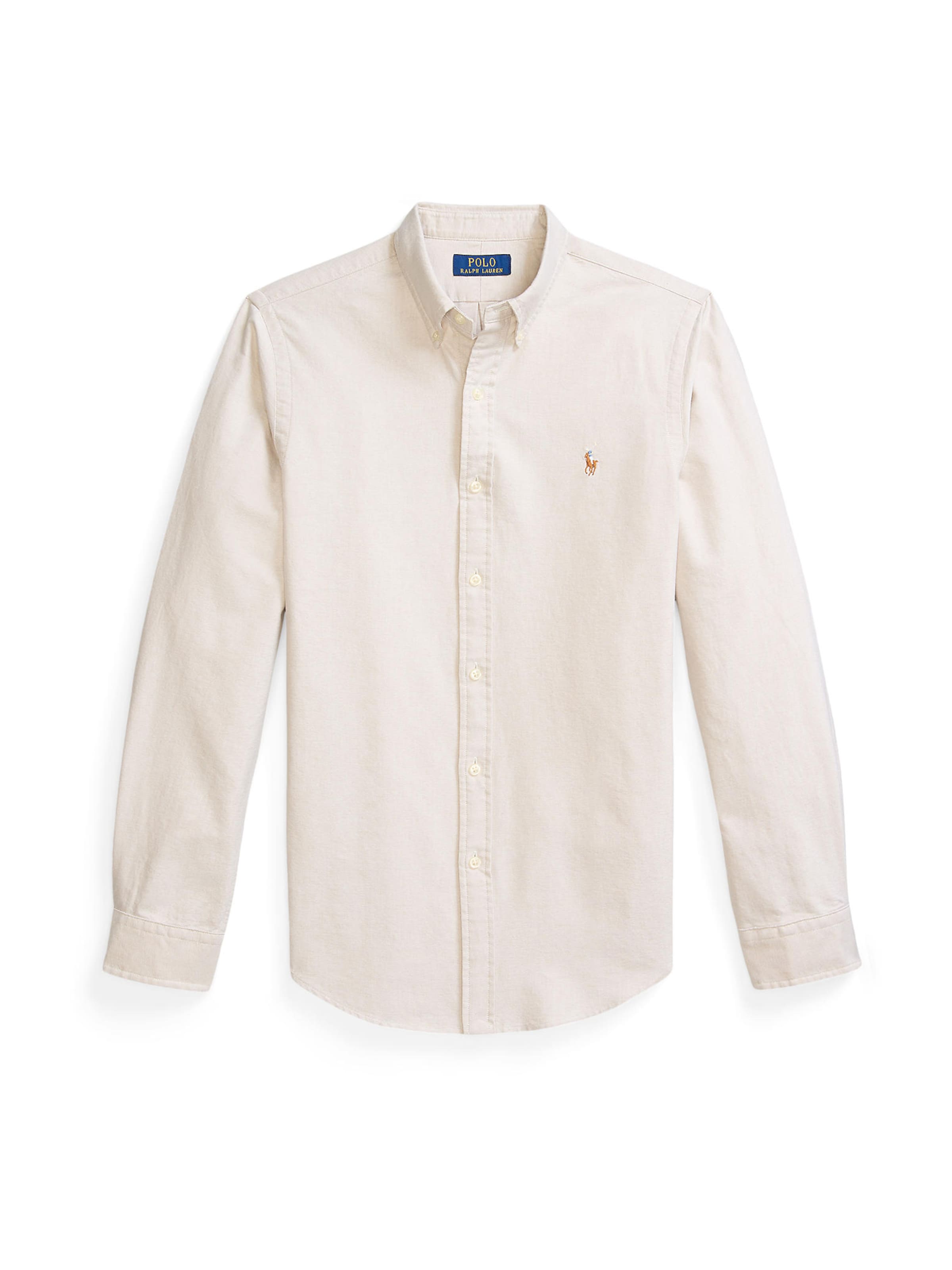 Slim fit Camicia di Polo Ralph Lauren in beige: frontale