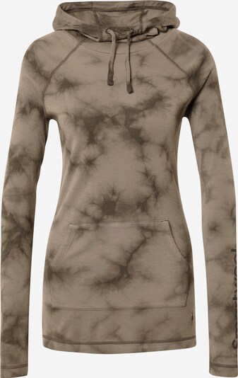 Smartwool Sportski pulover u taupe siva / crna, Pregled proizvoda