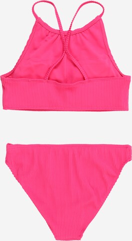 Abercrombie & Fitch Bustier Bikini w kolorze różowy