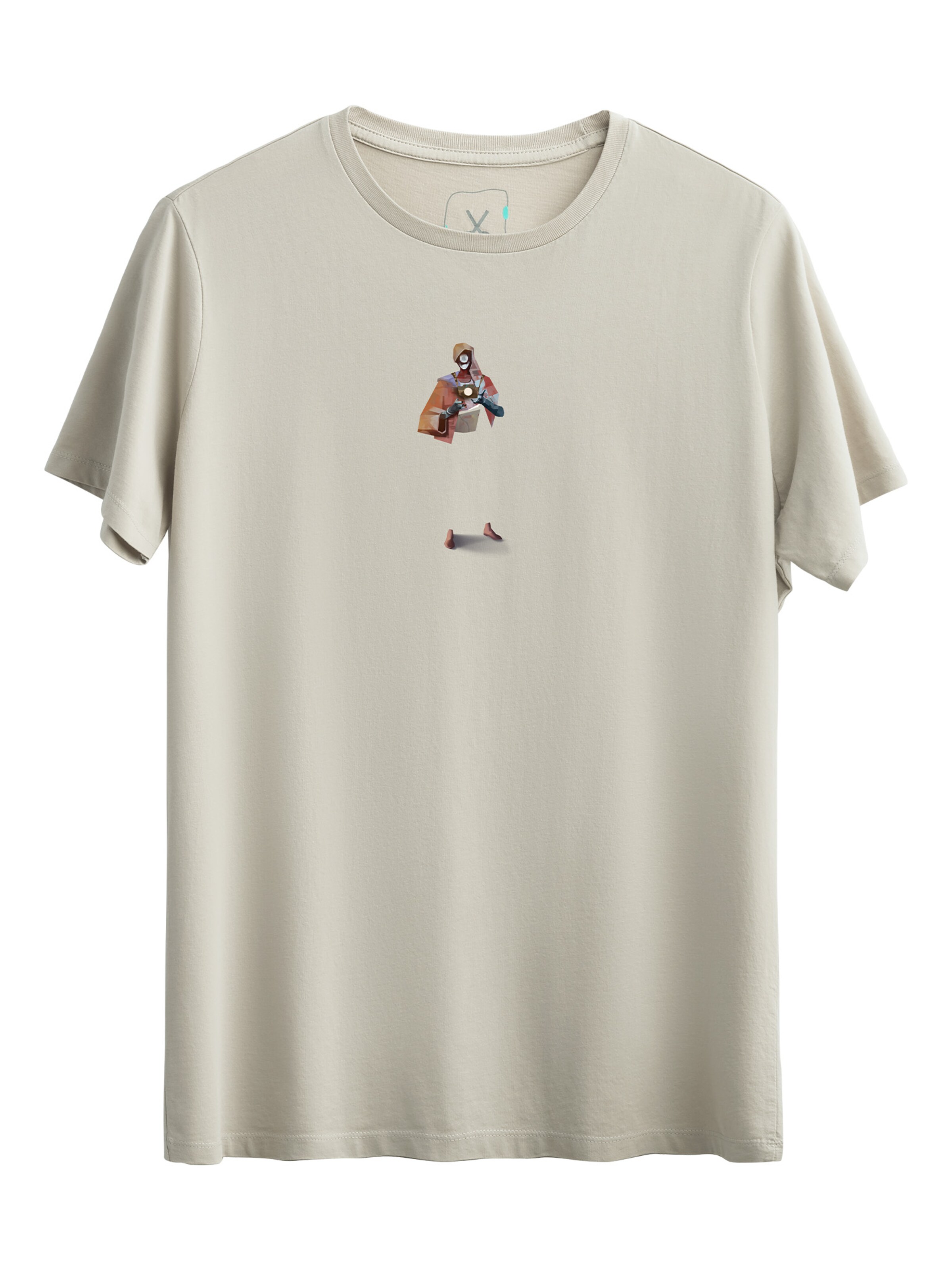 T-Shirt 'Proi' Kaft en beige : devant