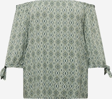 Z-One Blouse 'Lotty' in Groen: voorkant