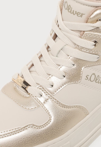 Bottines à lacets s.Oliver en beige