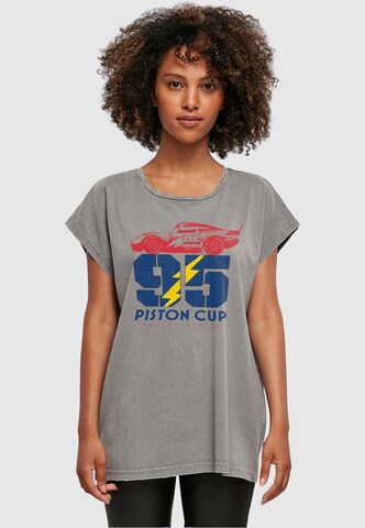 ABSOLUTE CULT T-Shirt 'Cars - Piston Cup 95' in Grau: Vorderseite