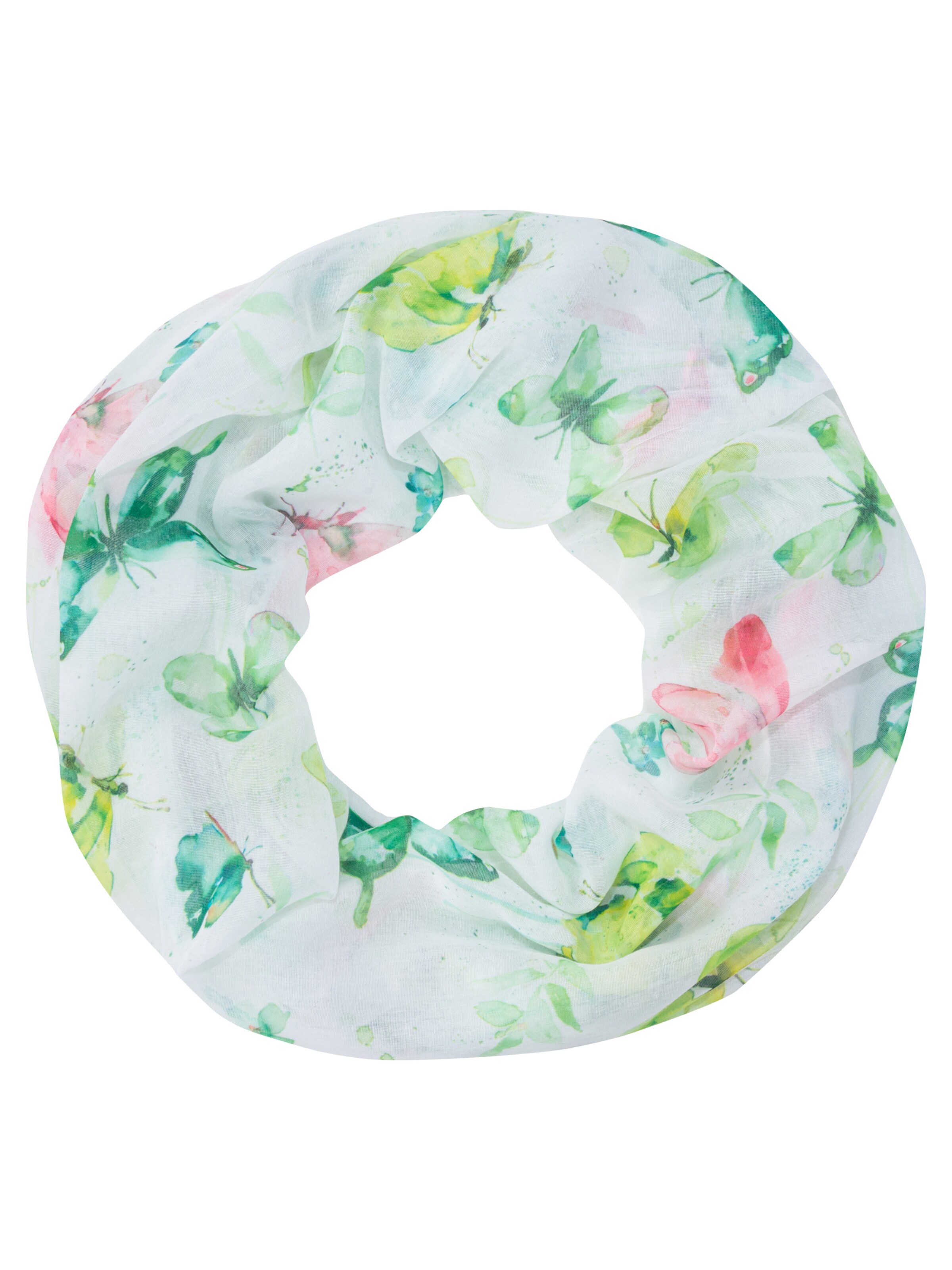 Écharpe tube Seasons of April en vert : devant