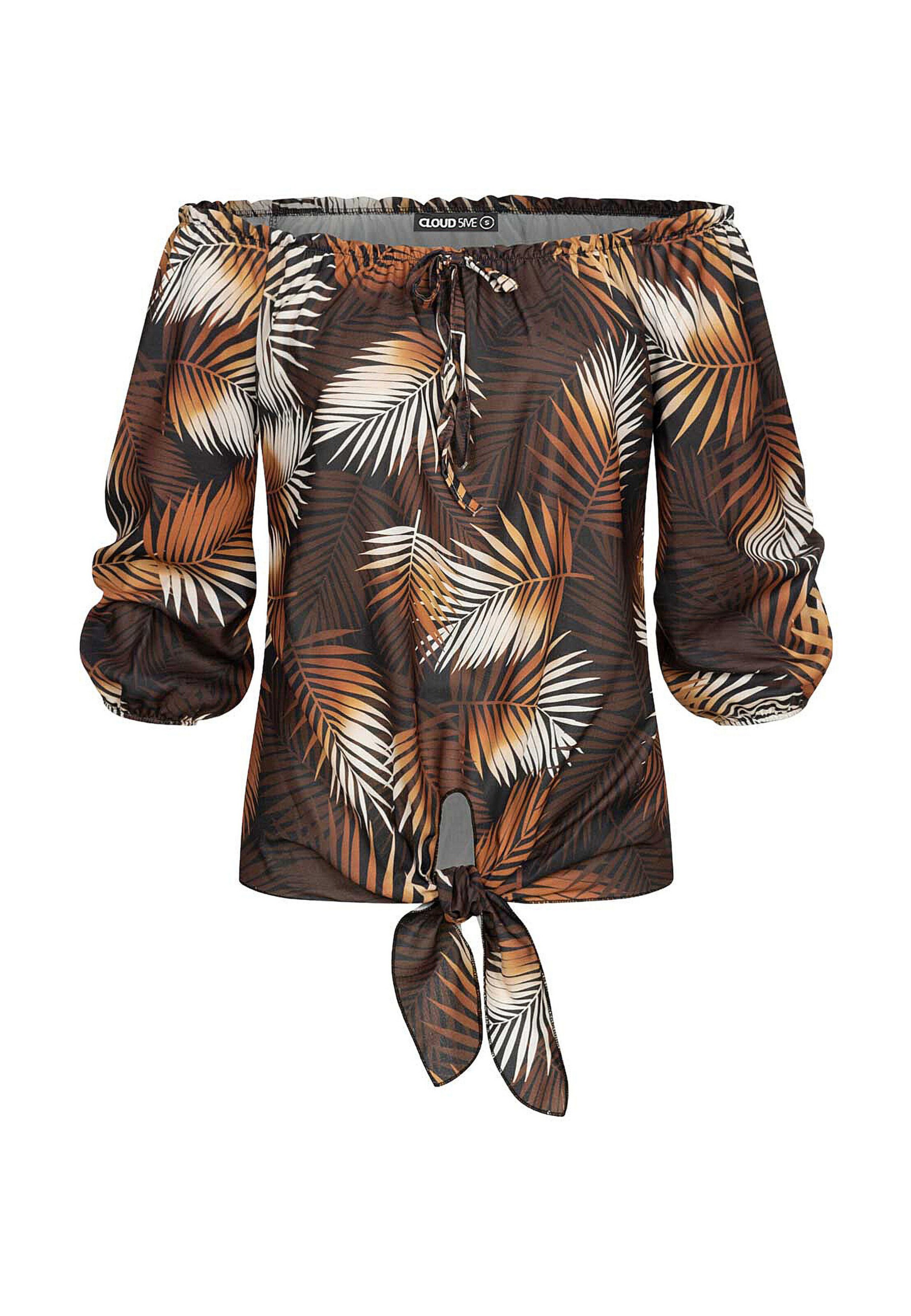 Chemisier Cloud5ive en marron : devant