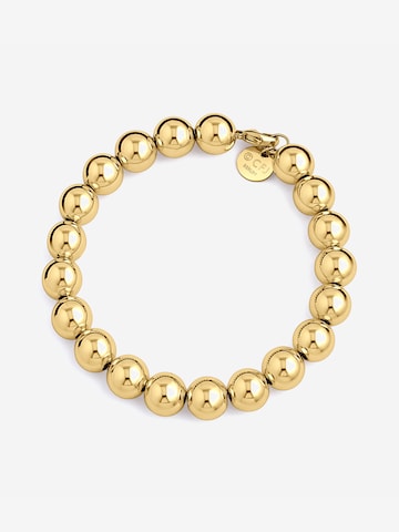 CLASSYANDFABULOUS Jewelry Bracelet 'CLASSYANDFABULOUS Beaded' in Gold: front
