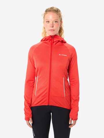 VAUDE Funktionsfleecejacke 'Tekoa II' in Rot: Vorderseite