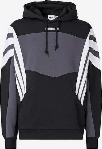 ADIDAS ORIGINALS Μπλούζα φούτερ 'SANTIAGO' σε μαύρο: μπροστά