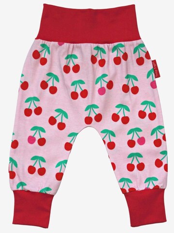 Toby Tiger Regular Pants 'Kirschen-Druck' in Pink