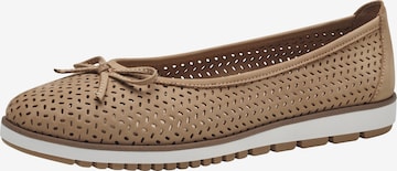 Ballerines Tamaris en marron : devant