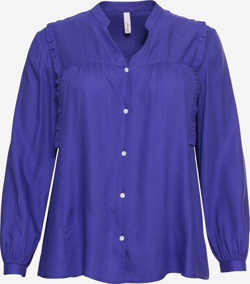 SHEEGO - Blusa em roxo: frente