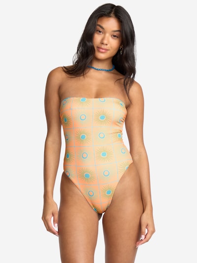 BILLABONG Swimsuit 'Show Me Sun Rev Tully Hi' in XS in Aqua / Light orange, Item view