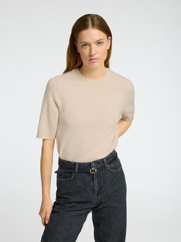 Tops en tricot SELECTED en beige
