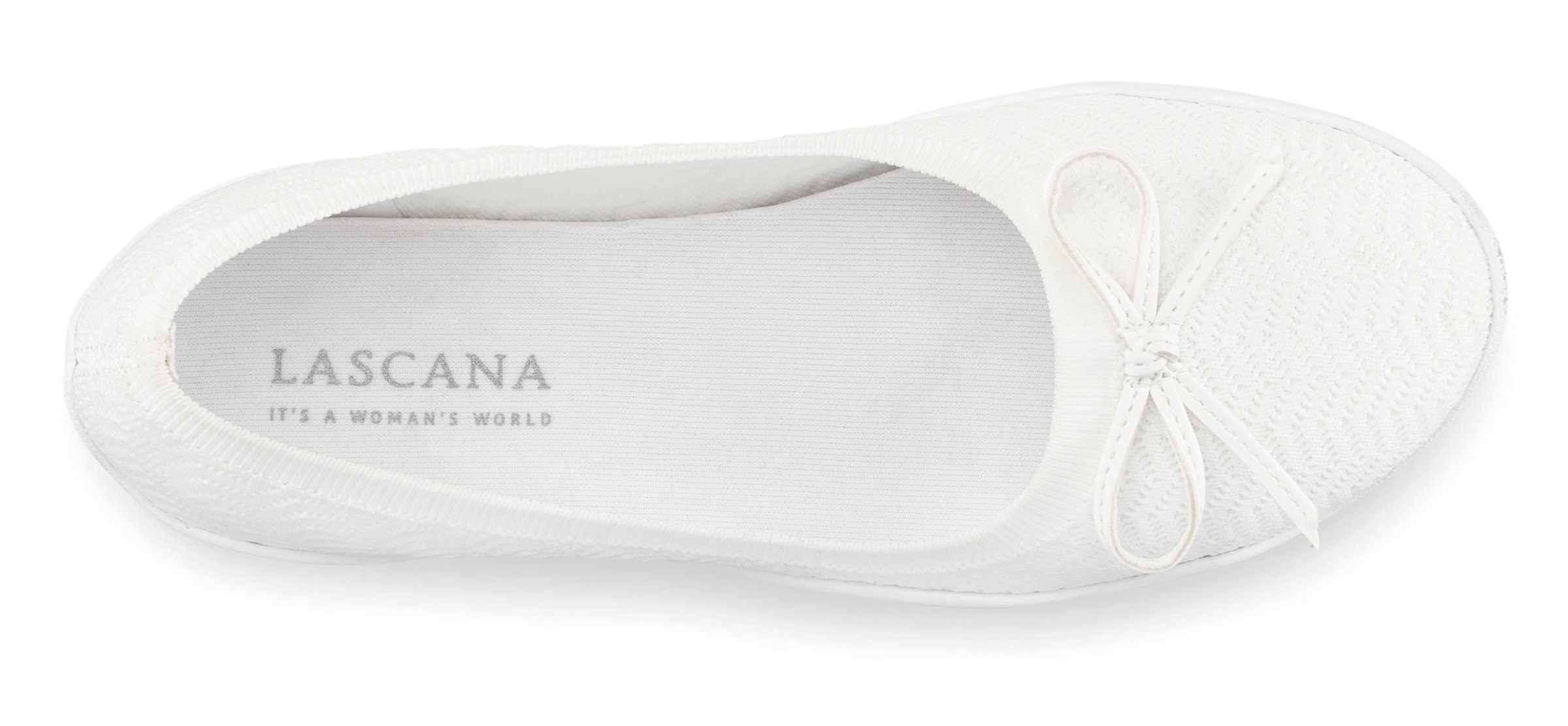 LASCANA Ballerina in Wit