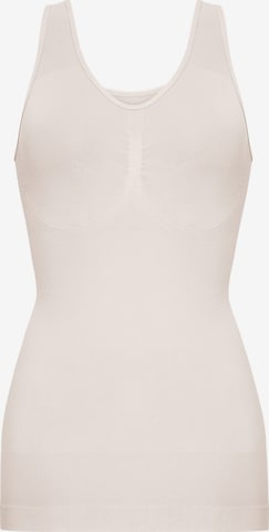 cfabTop za oblikovanje 'Figurformendes Shapewear Tanktop' - bež boja: prednji dio
