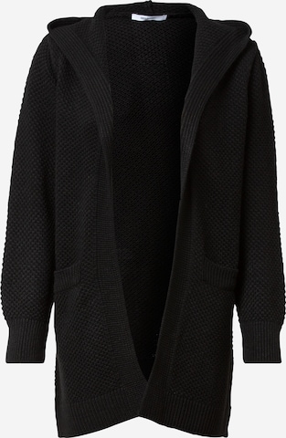 ABOUT YOU Knit Cardigan 'Elektra' in Black: front