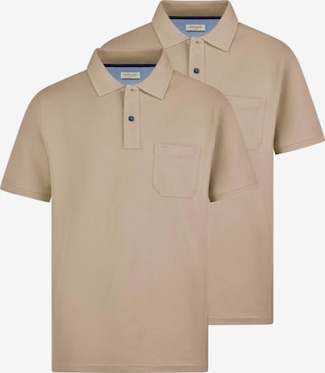 redmond Shirt 'Basic' in Beige: Vorderseite