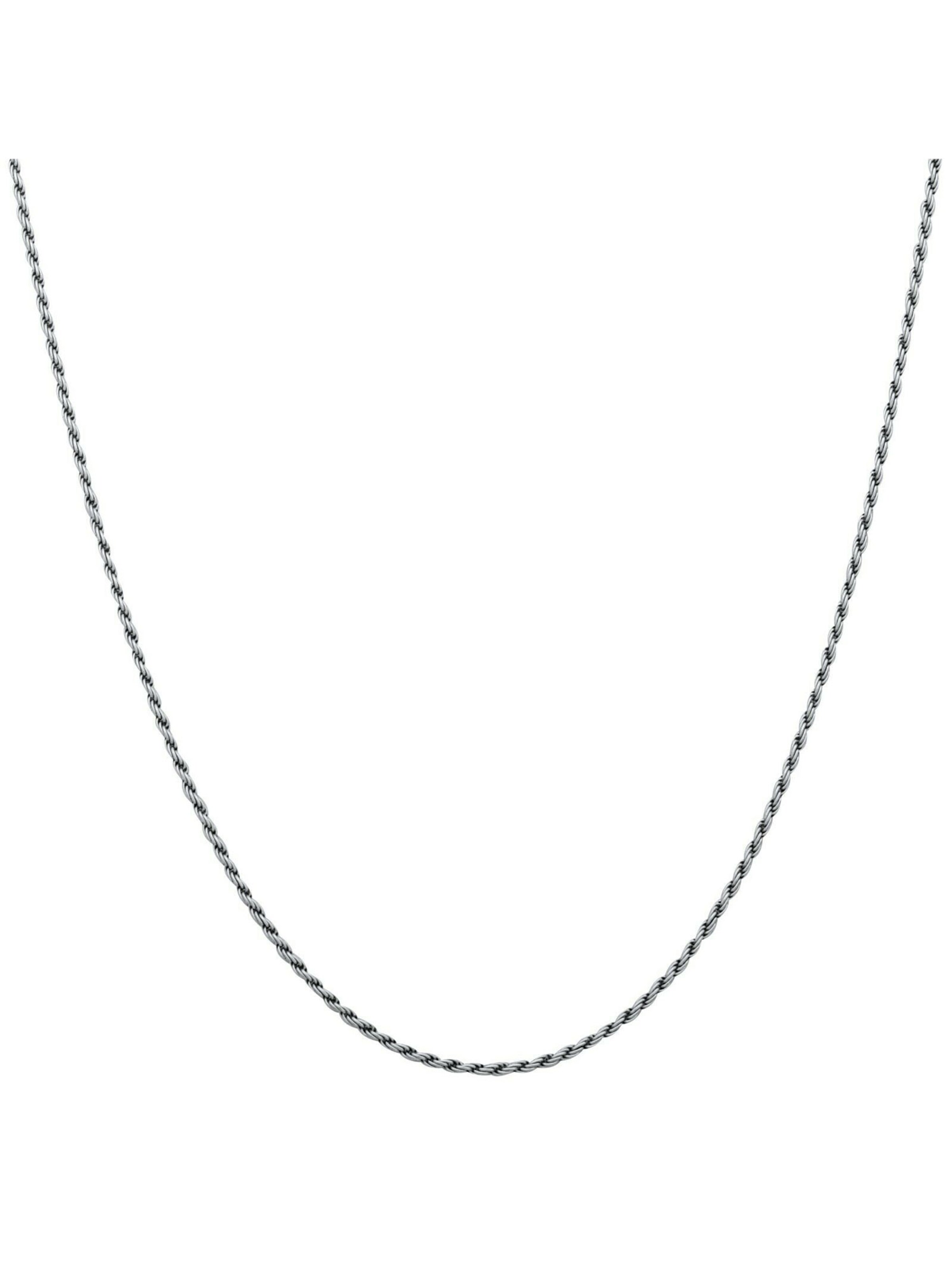 Tony Fein Kette 'Kordel Rhod'‌‌‌‌‌‌‌ in Silber: Vorderseite
