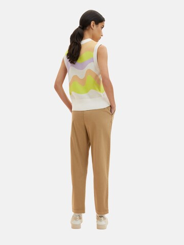 Coupe slim Pantalon chino TOM TAILOR en beige