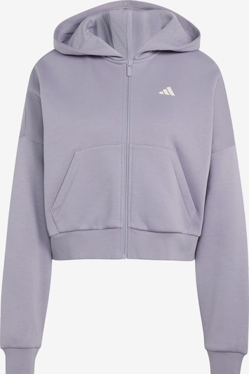 ADIDAS SPORTSWEAR Sportsweatjacke 'Studio' in XXS in flieder / wollweiß, Produktansicht